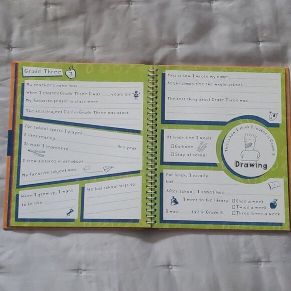 School Memory Album- Kindergarten to Grade 8 Memory Lane Album with extras - Picture 7 of 14